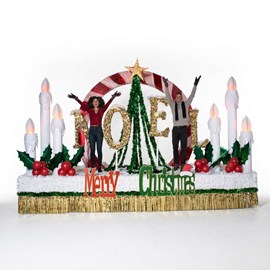 Economical Complete Merry Christmas Parade Float Decorating Kit